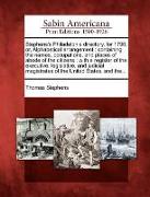 Stephens's Philadelphia Directory, for 1796, Or, Alphabetical Arrangement: Containing the Names, Occupations, and Places of Abode of the Citizens: Wit