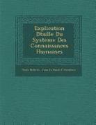 Explication D&#65533,taill&#65533,e Du Systeme Des Connaissances Humaines