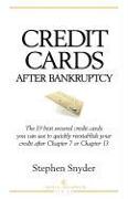 Credit Cards After Bankruptcy