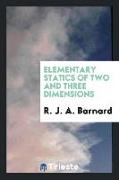 Elementary Statics of Two and Three Dimensions