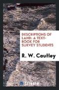 Descriptions of Land: A Text-Book for Survey Students