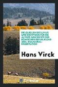 Die Quellen Des Livius Und Dionysios Für Die Älteste Geschichte Der Römischen Republik(245-260), Inaugural-Dissertation