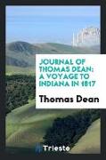 Journal of Thomas Dean: A Voyage to Indiana in 1817