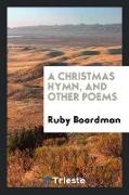 A Christmas Hymn, and Other Poems