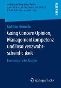 Going Concern Opinion, Managementkompetenz und Insolvenzwahrscheinlichkeit