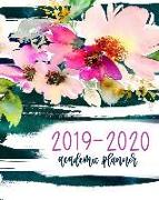 2019-2020 Academic Planner: Weekly & Monthly Organizer & Diary for Students & Teachers: August 1, 2019 to July 31, 2020: Modern Florals & Stripes