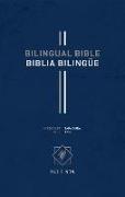 Bilingual Bible / Biblia Bilingüe Nlt/Ntv (Hardcover, Blue)
