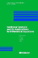 Nonlinear Analysis and its Applications to Differential Equations