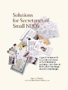 Solutions for Secretaries of Small Npo's