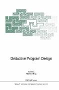 Deductive Program Design