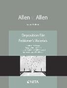 Allen V. Allen: Deposition File, Petitioner's Materials