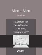 Allen V. Allen: Deposition File, Faculty Materials