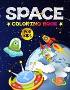 Space Coloring Book for Kids: Amazing Outer Space Coloring Designs Filled with Aliens, Planets, Stars, Rockets, Space Ships, and Astronauts for Boys