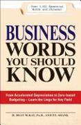 Business Words You Should Know