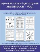 Die besten Bücher für Vierjährige (Kindergarten Mathe Genie Arbeitsbuch - VOL. 1): Dieses Buch enthält 78 extra große Bilder mit dicken Linien, um ein