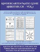 Die besten Bücher für Vorschulkinder (Kindergarten Mathe Genie Arbeitsbuch - VOL. 1): Dieses Buch enthält 78 extra große Bilder mit dicken Linien, um