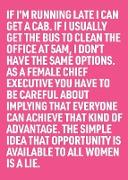 The Simple Idea that Opportunity Is Available to all Women Is a Lie