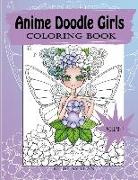 Anime Doodle Girls: coloring book