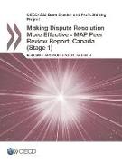 OECD/G20 Base Erosion and Profit Shifting Project Making Dispute Resolution More Effective - MAP Peer Review Report, Canada (Stage 1)