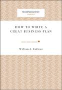 How to Write a Great Business Plan