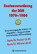Rentenverordnung der DDR 1979-1984