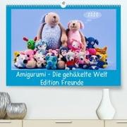 Amigurumi - Die gehäkelte Welt Freunde(Premium, hochwertiger DIN A2 Wandkalender 2020, Kunstdruck in Hochglanz)