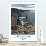 Cliffs of Moher - walk along the cliffs(Premium, hochwertiger DIN A2 Wandkalender 2020, Kunstdruck in Hochglanz)