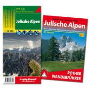 Julische Alpen Wanderungen-Set, Wanderführer + Wanderkarte 1:50.000, in praktischer Umhängetasche