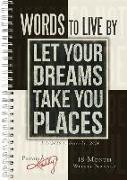 2020 Words to Live by 18-Month Weekly Planner: By Sellers Publishing
