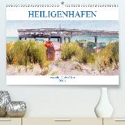 Heiligenhafen in Aquarell(Premium, hochwertiger DIN A2 Wandkalender 2020, Kunstdruck in Hochglanz)