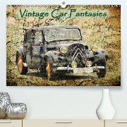 Vintage Car Fantasies(Premium, hochwertiger DIN A2 Wandkalender 2020, Kunstdruck in Hochglanz)