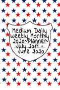 Medium Daily Weekly Monthly 2020 Planner July 2019 - June 2020