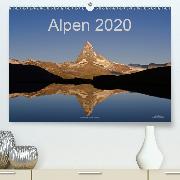 Alpen(Premium, hochwertiger DIN A2 Wandkalender 2020, Kunstdruck in Hochglanz)