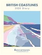 British Coastlines, Becky Bettesworth A5 Diary 2020