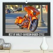 BEST OF HARLEY-DAVIDSON BAGGER-STYLE(Premium, hochwertiger DIN A2 Wandkalender 2020, Kunstdruck in Hochglanz)