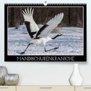 Mandschurenkraniche(Premium, hochwertiger DIN A2 Wandkalender 2020, Kunstdruck in Hochglanz)