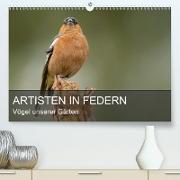 Artisten in Federn - Vögel unserer Gärten(Premium, hochwertiger DIN A2 Wandkalender 2020, Kunstdruck in Hochglanz)