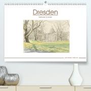 Dresden - Malerische Ansichten(Premium, hochwertiger DIN A2 Wandkalender 2020, Kunstdruck in Hochglanz)