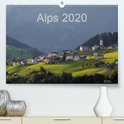 Alps 2020(Premium, hochwertiger DIN A2 Wandkalender 2020, Kunstdruck in Hochglanz)