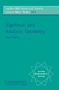 Algebraic and Analytic Geometry