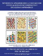 Cuaderno de ejercicios para aprender a contar en preescolar (Diviértete aprendiendo a contar con estos 20 juegos de serpientes y escaleras imprimibles)