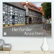 Herforder Ansichten(Premium, hochwertiger DIN A2 Wandkalender 2020, Kunstdruck in Hochglanz)