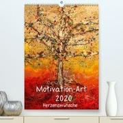 Motivation-Art 2020(Premium, hochwertiger DIN A2 Wandkalender 2020, Kunstdruck in Hochglanz)