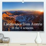 Landscapes from Austria in the 4 seasons(Premium, hochwertiger DIN A2 Wandkalender 2020, Kunstdruck in Hochglanz)
