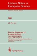 Formal Properties of Finite Automata and Applications