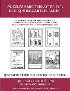 Lustige Blätter für den Kindergarten (Puzzles Arbeitsblätter für den Kindergarten: Band 3): 50 Arbeitsblätter. Der Preis dieses Buches beinhaltet die