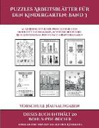 Vorschule Hausaufgaben (Puzzles Arbeitsblätter für den Kindergarten: Band 3): 50 Arbeitsblätter. Der Preis dieses Buches beinhaltet die Erlaubnis, 20