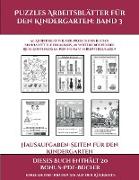 Hausaufgaben-Seiten für den Kindergarten (Puzzles Arbeitsblätter für den Kindergarten: Band 3): 50 Arbeitsblätter. Der Preis dieses Buches beinhaltet