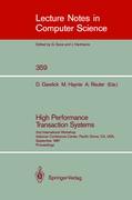 High Performance Transaction Systems