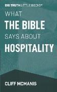 What the Bible Says About Hospitality